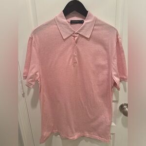 Ermenegildo Zegna salmon/pink shirt medium